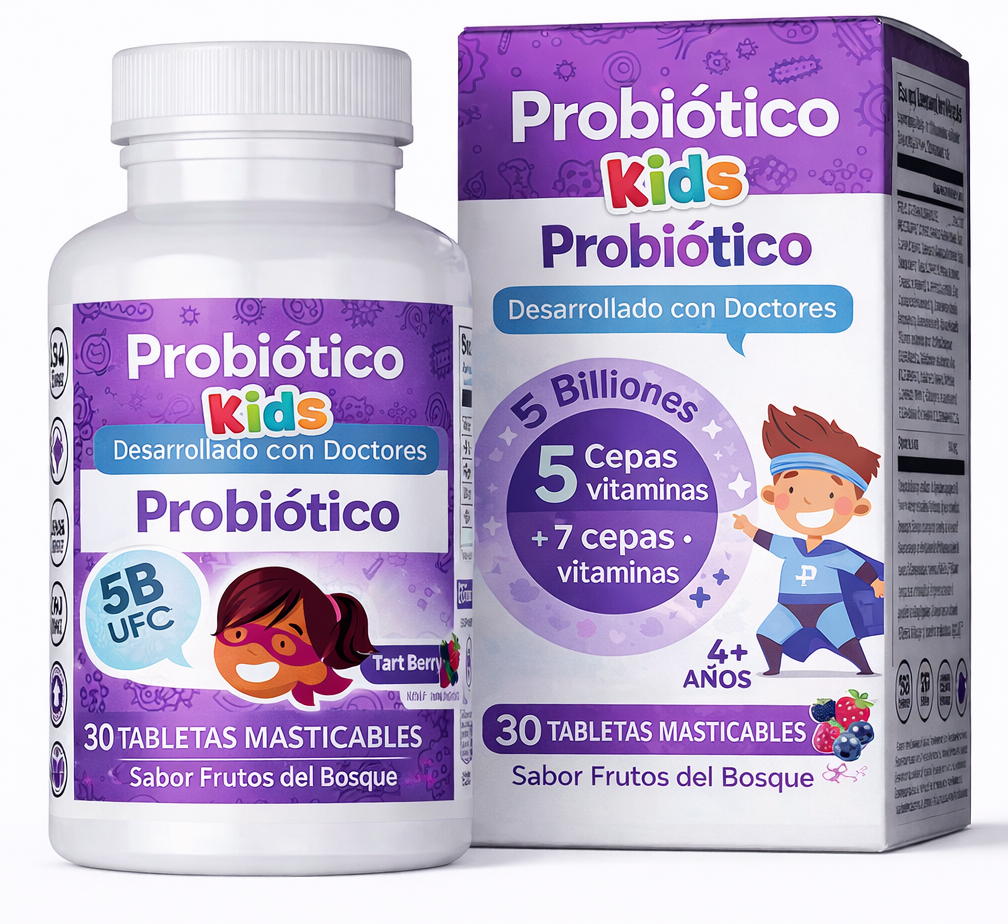 Probióticos para Niños - Equilibrio y Pancita Feliz