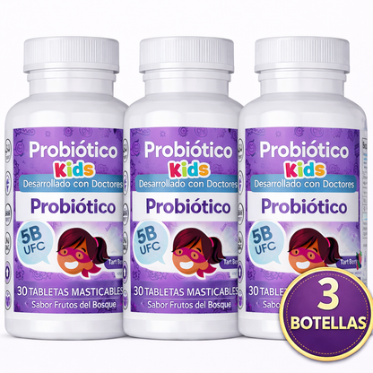 Probióticos para Niños - Equilibrio y Pancita Feliz